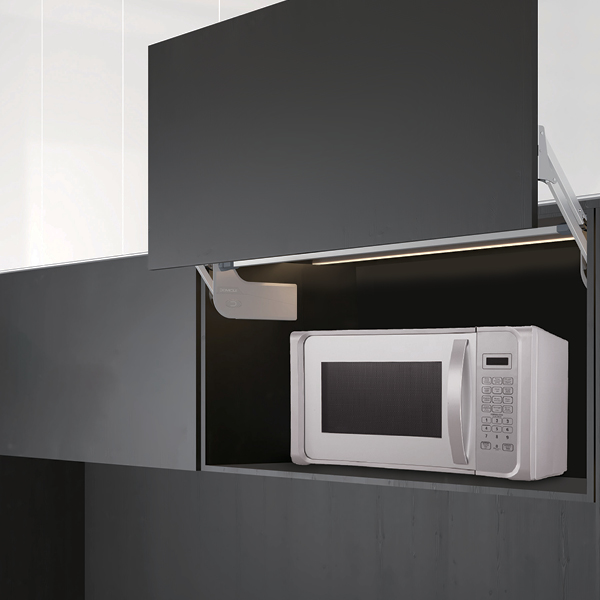 EXPARO-PON מנגנון סטטי עם בולם בפתיחה ובסגירה לדלת מיקרוגל, דגם EXPON