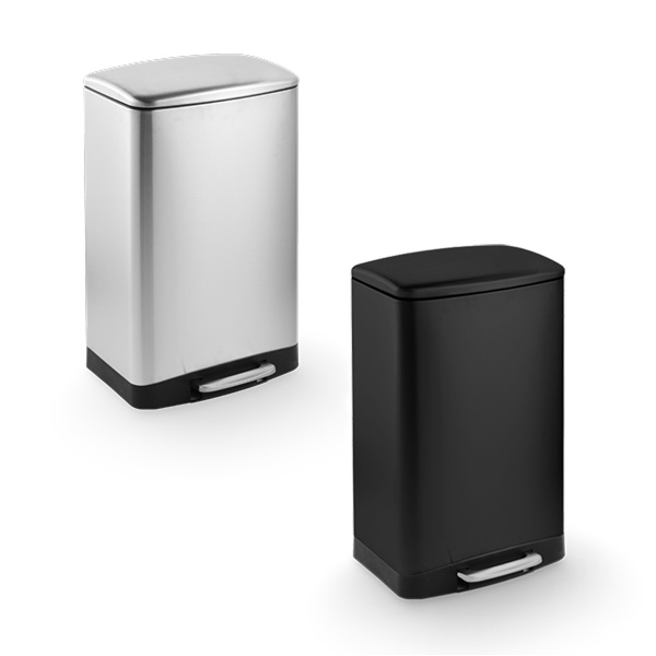 פח פדל מלבני רחב עם סגירה שקטה 50L, דגם G100